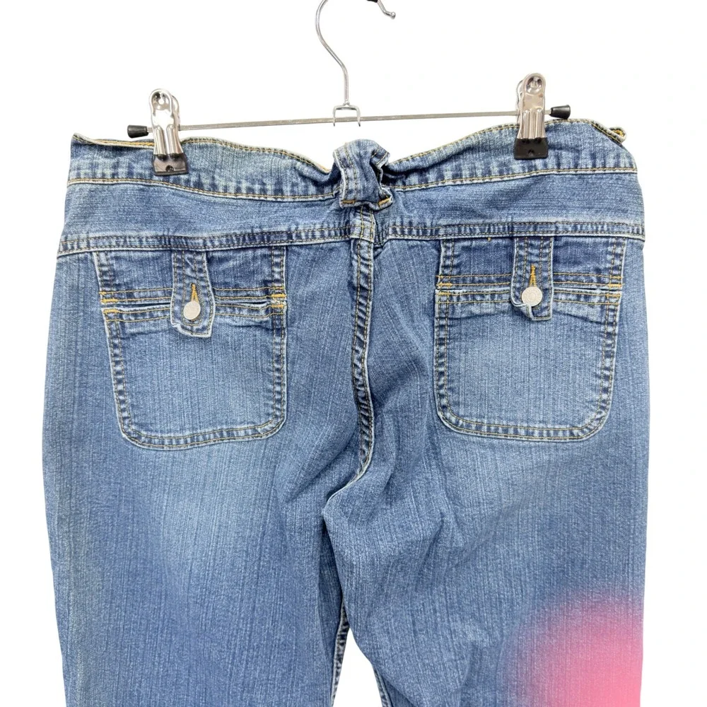 Vintage Levi's Jeremy Flare Jeans Size 12 M Y2K Patch Pocket 26” Inseam